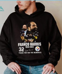 Franco Harris 1950 2022 32 Years Thank You For The Memories Franco Harris T Shirt