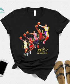 Funny Lebron James Los Angeles Lakers Basketball Signatures Shirt