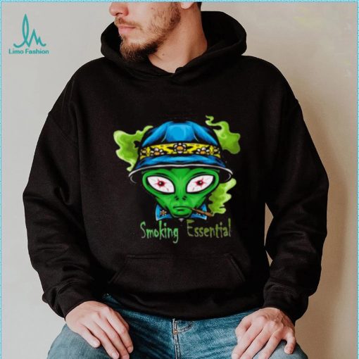 Funny Smoking Alien Shirt