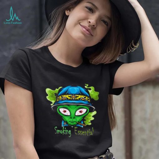 Funny Smoking Alien Shirt