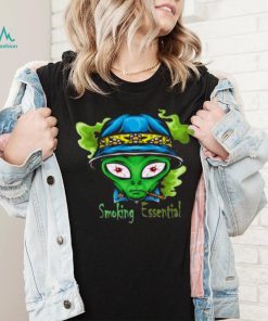 Funny Smoking Alien Shirt