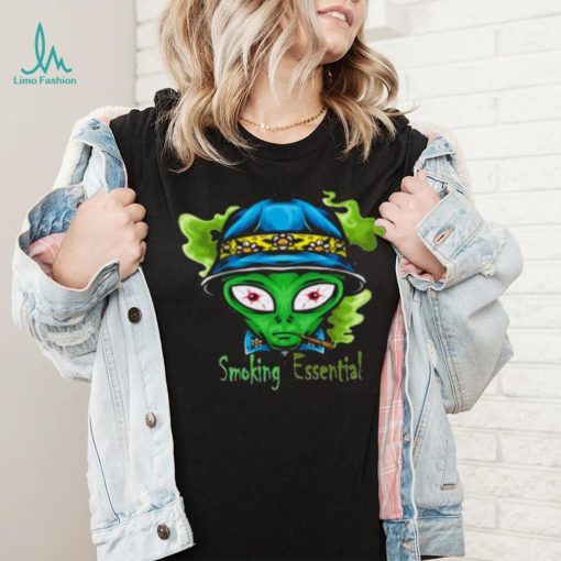 Funny Smoking Alien Shirt