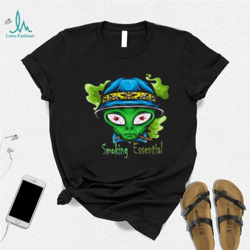 Funny Smoking Alien Shirt