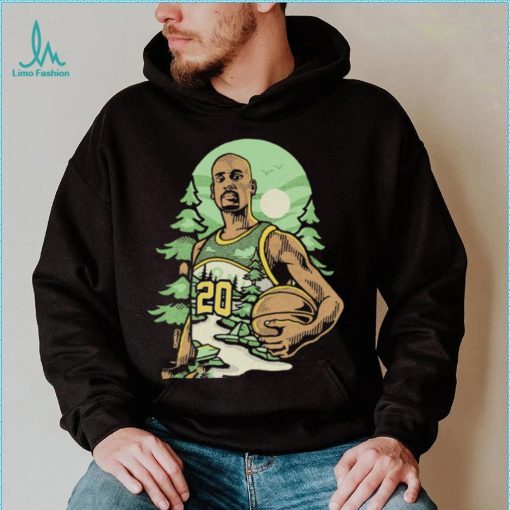 Gary Payton Seattle SuperSonics legend shirt