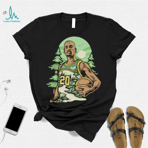 Gary Payton Seattle SuperSonics legend shirt