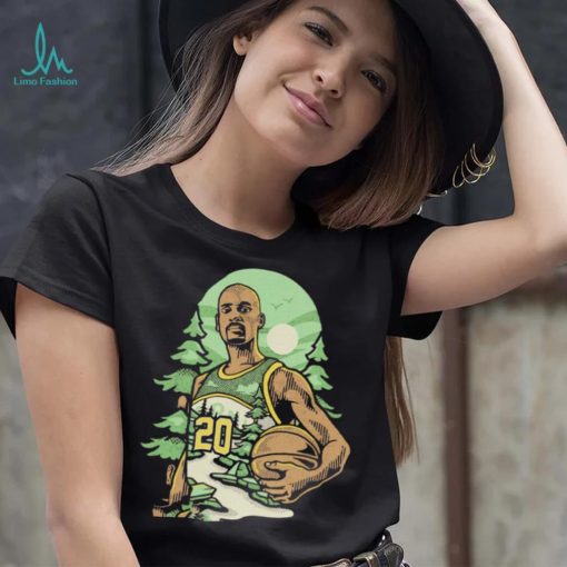 Gary Payton Seattle SuperSonics legend shirt