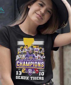 Geaux Tigers LSU Tigers 2022 Second Saturday In November Champions Score Shirt