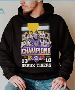 Geaux Tigers LSU Tigers 2022 Second Saturday In November Champions Score Shirt