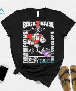 Georgia Bulldogs Back 2 Back CFP National Champions 2023 Shirt