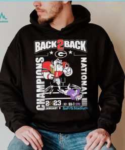 Georgia Bulldogs Back 2 Back CFP National Champions 2023 Shirt