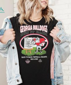 Georgia Bulldogs Run it Back 2021 2022 CFP National Champions shirt