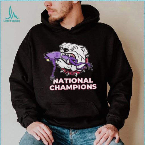 Georgia Bulldogs uga Eat Frogs National Champions shirt