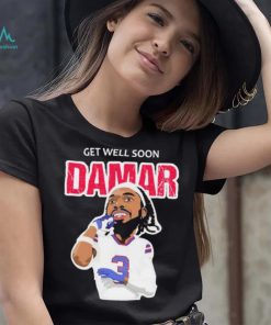 Get Well Soon Damar Hamlin Caricature Shirt