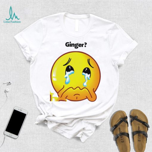 Ginger crying emoji shirt