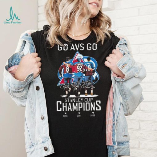 Go Avs Go Stanley Cup Signature Champions Shirt