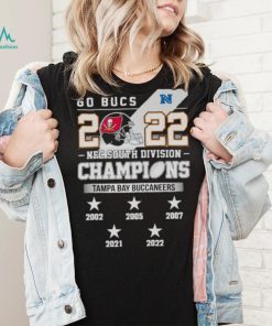 Go Bucs 2022 NFC South Division Champions Tampa Bay Buccaneers 2002 2022 shirt