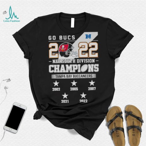 Go Bucs 2022 NFC South Division Champions Tampa Bay Buccaneers 2002 2022 shirt