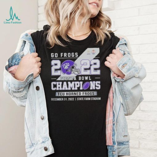 Go Frogs 2022 Fiesta Bowl Champions TCU Horned Frogs shirt