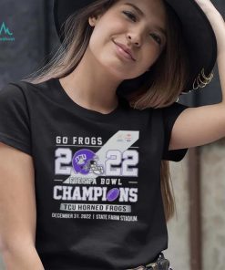 Go Frogs 2022 Fiesta Bowl Champions TCU Horned Frogs shirt