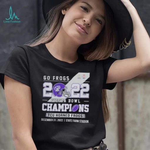 Go Frogs 2022 Fiesta Bowl Champions TCU Horned Frogs shirt