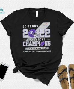 Go Frogs 2022 Fiesta Bowl Champions TCU Horned Frogs shirt