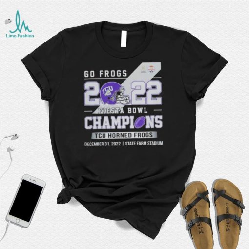 Go Frogs 2022 Fiesta Bowl Champions TCU Horned Frogs shirt