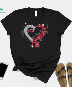 Go Hogs Go Razorbacks heart diamond shirt