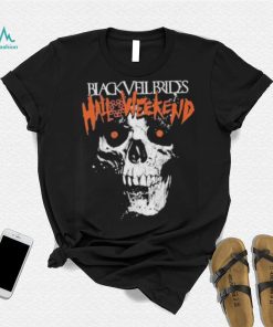 Halloweekend skull art black veil brides shirt