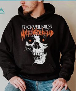 Halloweekend skull art black veil brides shirt