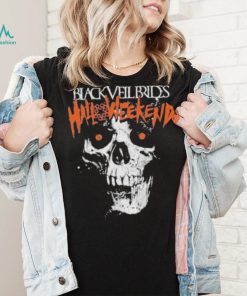 Halloweekend skull art black veil brides shirt