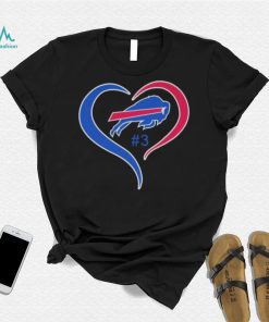 Heart Love Damar Hamlin 3 Buffalo Bills Logo Shirt 95e218 0