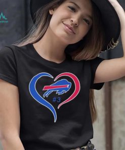 Heart Love Damar Hamlin 3 Buffalo Bills Logo Shirt 95e218 0