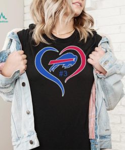 Heart Love Damar Hamlin 3 Buffalo Bills Logo Shirt 95e218 0