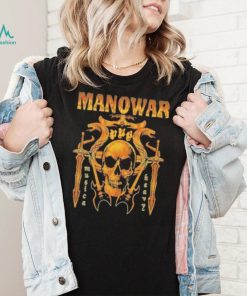 Heavy music manowar skull shirt