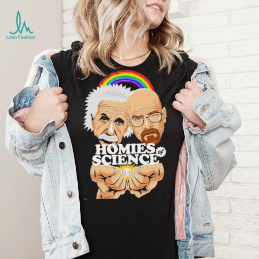 Homies of Science Einstein cartoon shirt