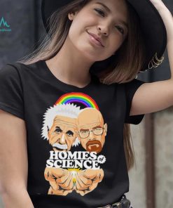 Homies of Science Einstein cartoon shirt