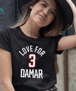 Hot Love For 3 Damar T Shirt