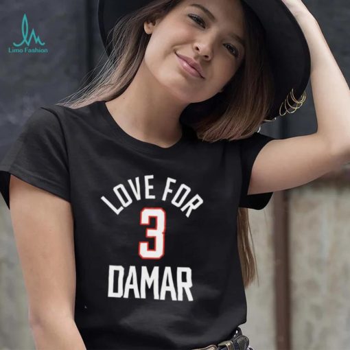 Hot Love For 3 Damar T Shirt