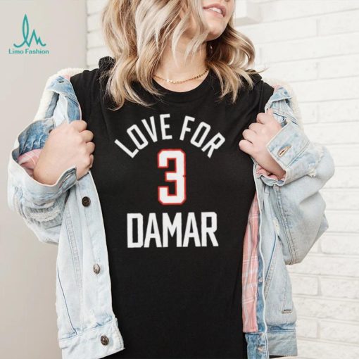 Hot Love For 3 Damar T Shirt