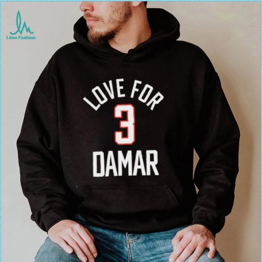 Hot Love For 3 Damar T Shirt