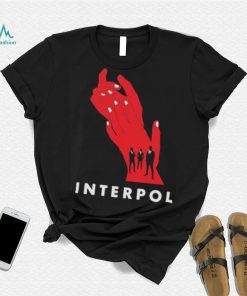 Interpol band hands red classic shirt