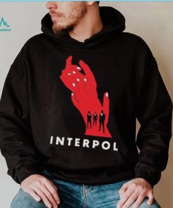 Interpol band hands red classic shirt