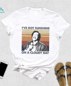 I’ve Got Sunshine On A Cloudy Day Retro Style Smokey Robinson Shirt