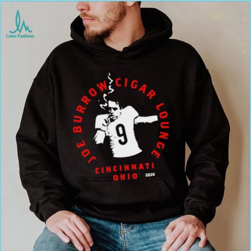 Joe Burrow Cigar Lounge Cincinnati Ohio retro shirt