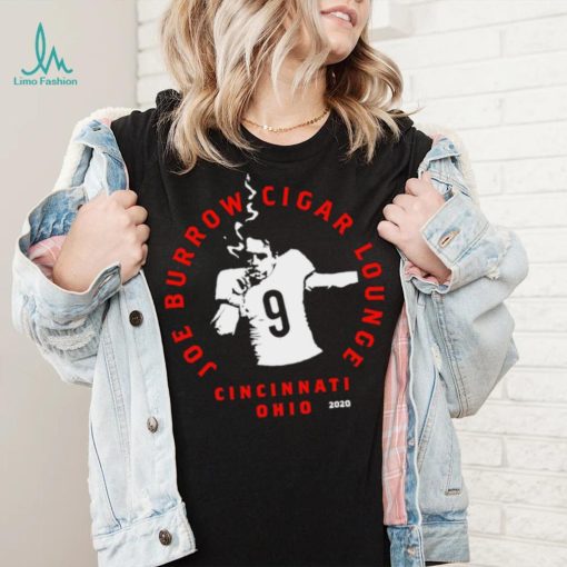 Joe Burrow Cigar Lounge Cincinnati Ohio retro shirt