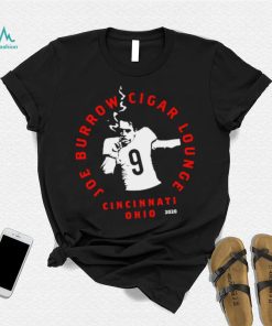Joe Burrow Cigar Lounge Cincinnati Ohio retro shirt