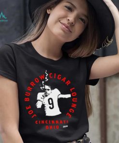 Joe Burrow Cigar Lounge Cincinnati Ohio retro shirt