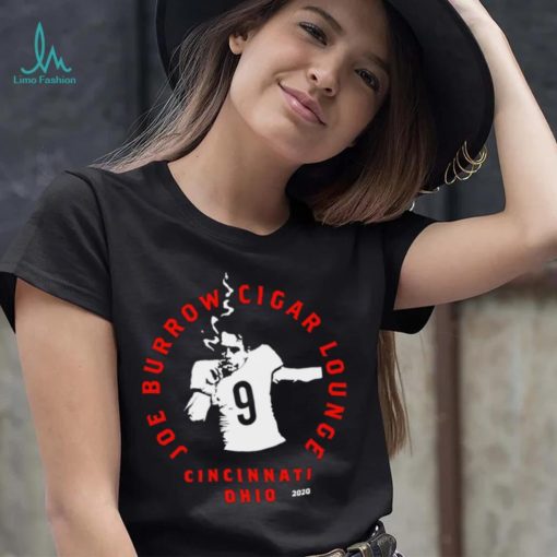 Joe Burrow Cigar Lounge Cincinnati Ohio retro shirt
