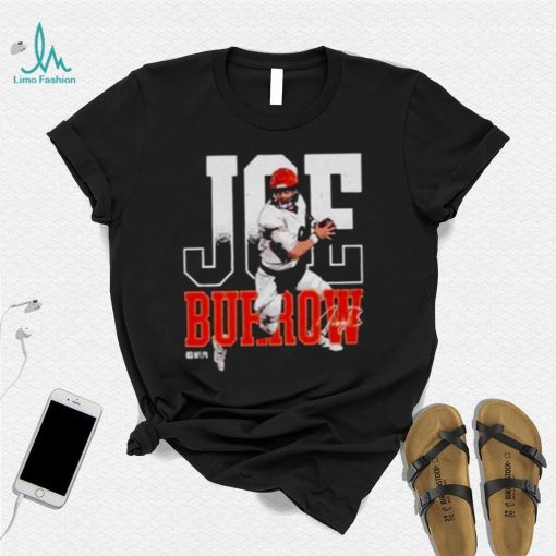 Joe Burrow Cincinnati Bengals Bold Signature T shirt