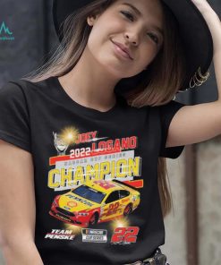 Joey Logano 2022 Champion Nascar Cup Series Shirt